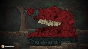 HomeAnimations - Мультики про танки  Могилы генералов. Левиафан и Мимик ищут части ключа. мультики п