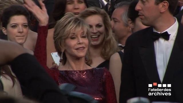 Jane Fonda sur le tapis rouge смотреть онлайн