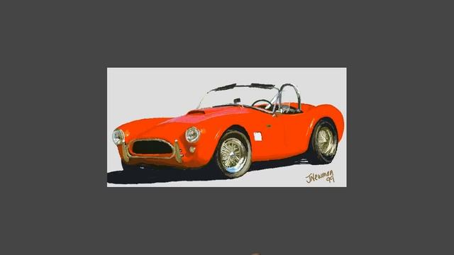 How To Draw a Car SHELBY COBRA смотреть онлайн