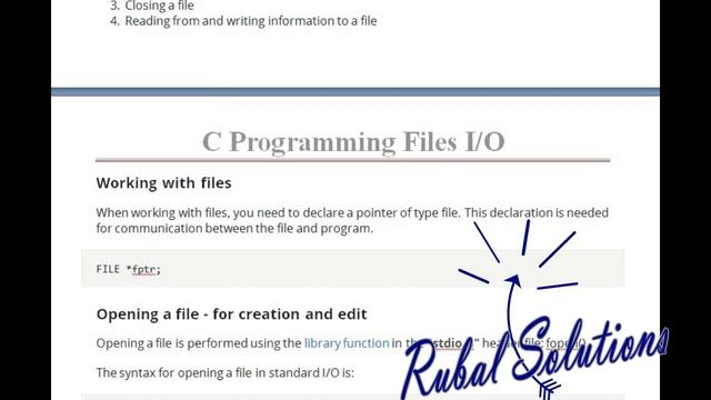 Theory - C Programming File Handling || Learning C Programming || #C252 CONCEPTS FOR FILE Structure