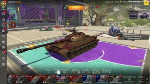 Медный воин WZ-113 X лвл Обзор и Геймплей Китайского ТТ в Blitz Танки Леста Танки Блитс Танки блиц