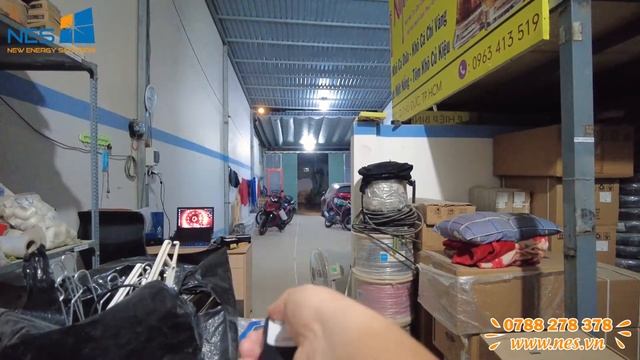 Test khả năng chiếu sáng đèn mặt trời LED Jindian 100W