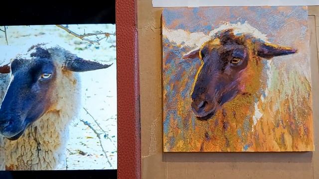 Rita Kirkman "Shareen" sheep pastel speed demo смотреть онлайн