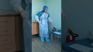 Снятие противочумного костюма