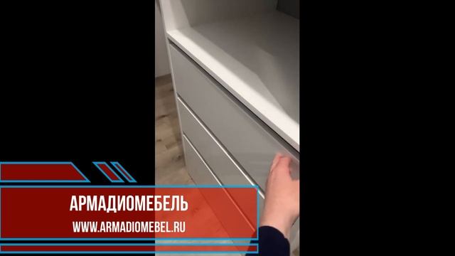 Обзор гардероба выполненного из ЛДСП Egger после установки | Армадио Мебель