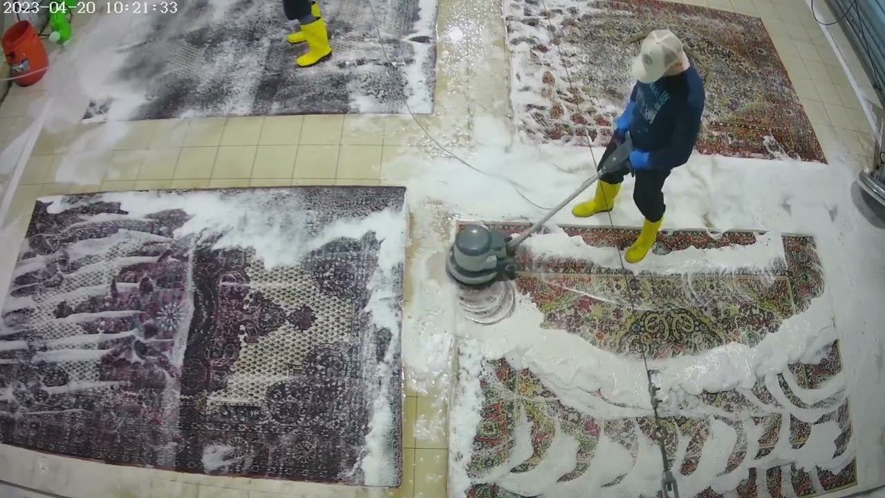 4 ковра одного клиента: какой из них оказался грязнее? Стирка ковров Кемерово