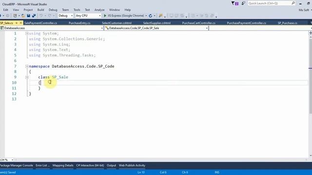 Business ERP Part 50 Store Procedure Sale Setting in DataAccess Layer in ASP.NET MVC