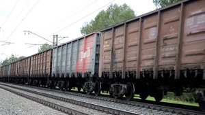 Синара 2ЭС6-217 с поездом |  Electric train 2ES6 "Sinara" | RZD