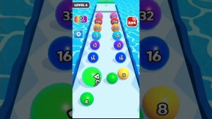 Ball Run 2048- All LevelsGameplay Android, iOS (6,24,25,26)