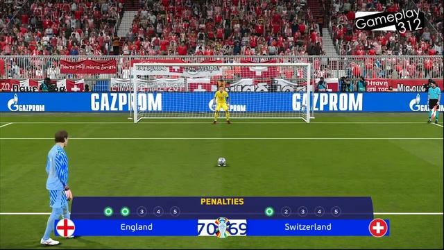 🔴LIVE : ENGLAND vs SWITZERLAND - Penalty Shootout | UEFA Euro 2024 - Quarter Final | PES Gameplay смотреть онлайн