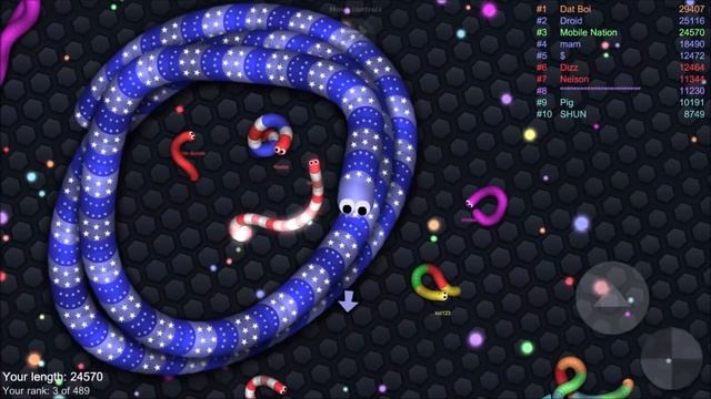 Slither.io A.I. 500,000+ World Record Score (Epic Slitherio Gameplay)