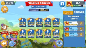 Angry Birds Friends. Yolking around (17.04.2025). Все уровни 3 звезды. Прохождение от SAFa