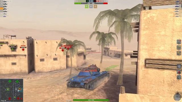 Как играется T95E6 в современном рандоме в Tanks Blitz смотреть онлайн