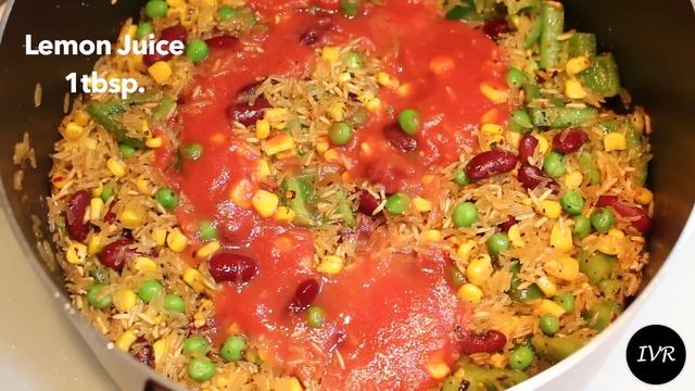 Mexican Rice Recipe | One Pot Meal | Easy Mexican Rice | Veg Rice Recipe - Indian Vegetarian Recipe смотреть онлайн