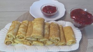 "Лакомка "❗🥞🥞🥞 Блины с творогом и клубникой ❗🥞🍓🥞🍓🥞🍓 Масленица