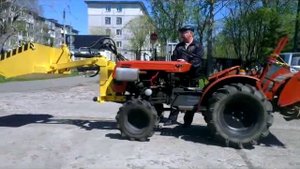 Самодельный погрузчик на минитрактор