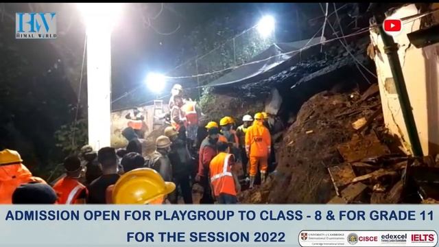 MISSING MAN'S HAND PULLED OUT OF LANDSLIDE RUBBLE