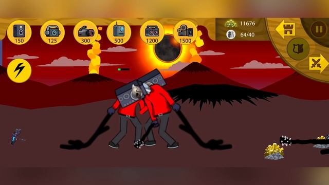 STICK FIGURE GRIFFON LAVA, XIPHOS VS GIANT BOSS DINOSAUR XIPHOS - Stick War Funny Moments- Stick Bo смотреть онлайн