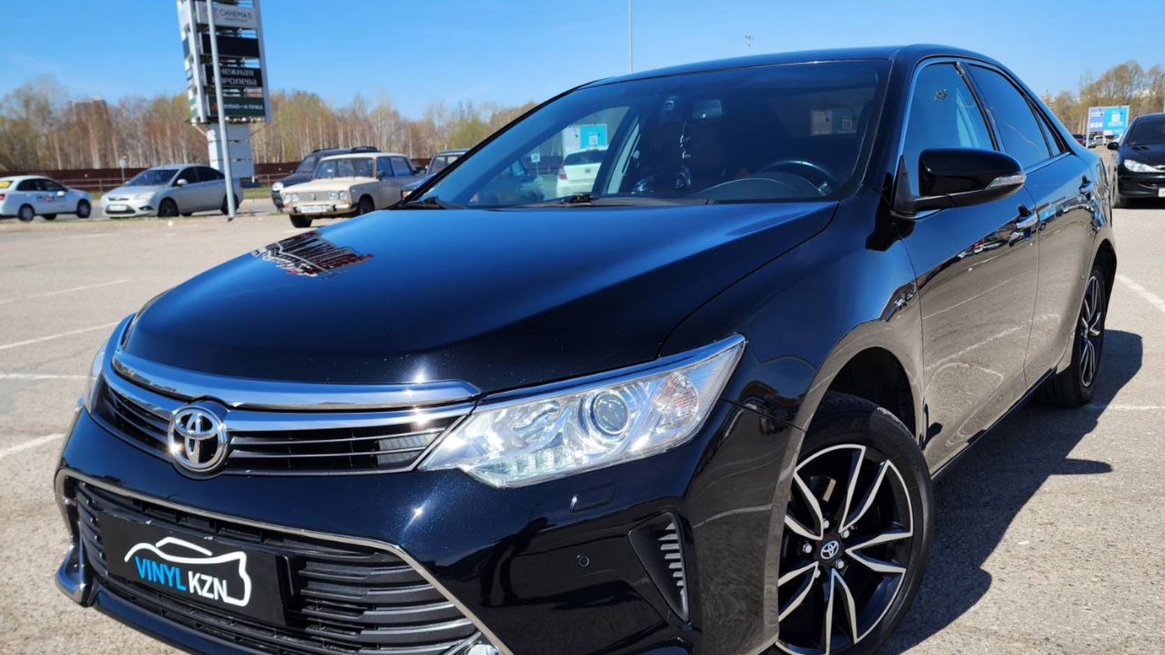 Toyota Camry - полировка кузова автомобиля с нанесением керамики в два слоя