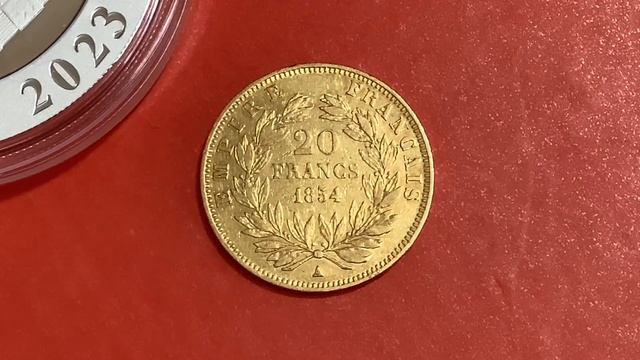 Napoleón III. 20 francos 1854 смотреть онлайн