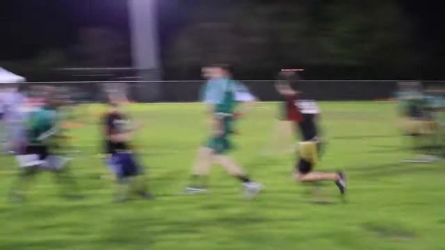 Flag Football 02272014 Black Mamba vs Green Anacondas Bryant passes to AJ Extra Point great catch смотреть онлайн