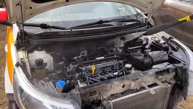 Мою двигатель и радиатор на Kia Rio(1) смотреть онлайн