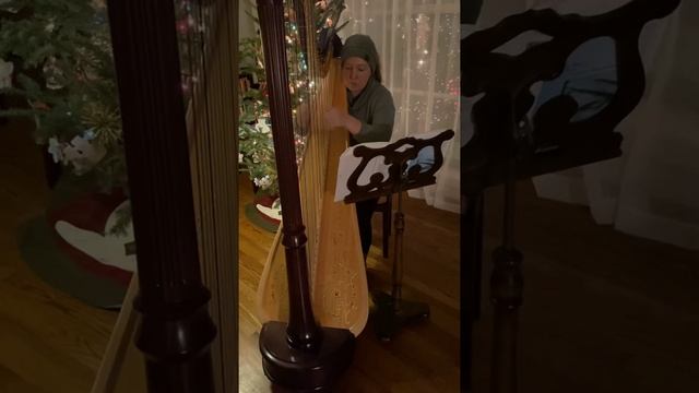 Christmas Harp Solo The Snow Lay On The Ground arr. Sylvia Woods Harpist Kathryn Hoppe-McQueen смотреть онлайн