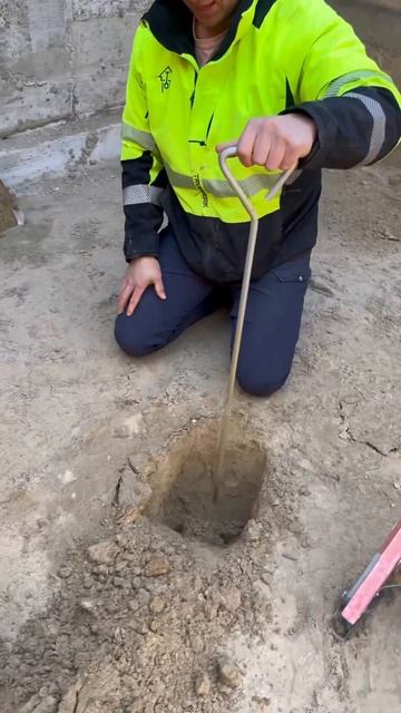 Soil testing #engineering #geology #homerenovation #construction #concrete #footings #addition