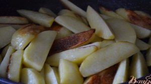 Картофель со шпинатом и сметаной