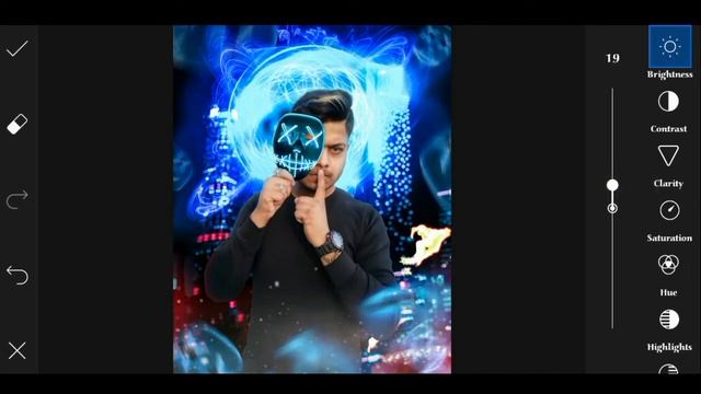 PicsArt 3D Hacker Fly Neon Mask Photo Editing Tutorial in Picsart & Remove Anything in Hindi Viral смотреть онлайн