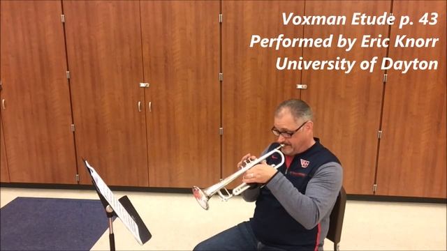 OMEA All-State Etude - Trumpet. Voxman p. 43 смотреть онлайн