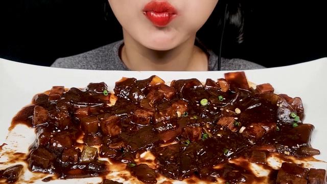 ASMR 짜장 넓은당면 먹방 🍜 │ 짜장 중국당면│짜장면│black bean sauce glass noodles│jajangmyeon│MUKBANG
