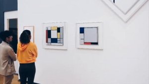 Пит Мондриан и его абстракция | В чем смысл картин | Композиция с красным, синим и желтым