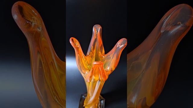 Роскошная раритетная эксклюзивная ваза ручной работы "Цветок" смотреть онлайн