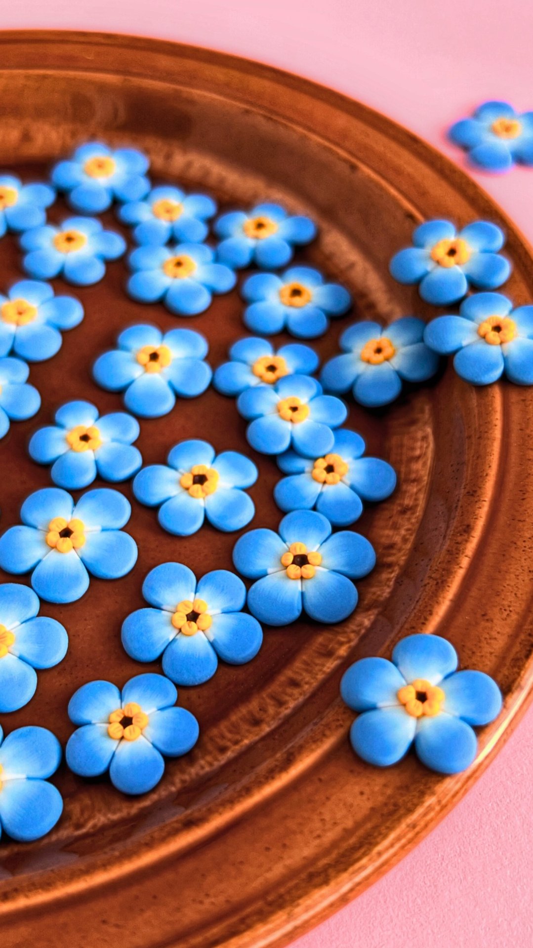 Цветы Незабудки из полимерной глины смотреть онлайн