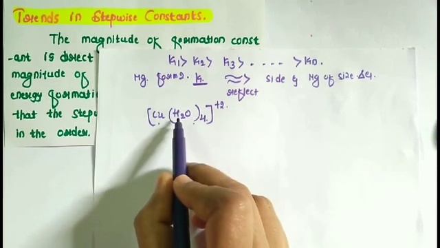 BSc VI Semester CHEMISTRY Paper 1 Metal Ligand Equilibrium Part 1 смотреть онлайн