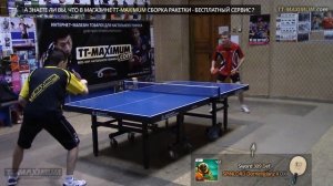 SPINLORD Dornenglanz II OX - агрессивный кач на SWORD 309 Def (long pips attack technique)