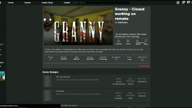 Ура, скоро обнова Granny 😄 смотреть онлайн