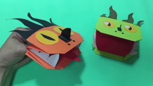 ДРАКОНЧИКИ В ТЕХНИКЕ ОРИГАМИ
