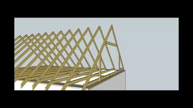 Стропильная система.Теория и правильное устройство двухскатной кровли смотреть онлайн