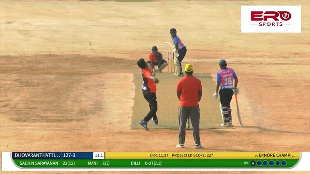 Cricket | Dhovaranthatti VS Ennore Champions | 1 Lakh Tournament Erode |Match Highlights |ERO Sport смотреть онлайн