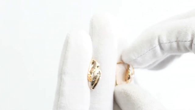 Золотые серьги с цирконием арт. 111221.10.13-241 смотреть онлайн