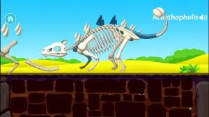 Dinosaur Park: Archaeologist Jurassic (18 Dino Skeletons) | Eftsei Gaming