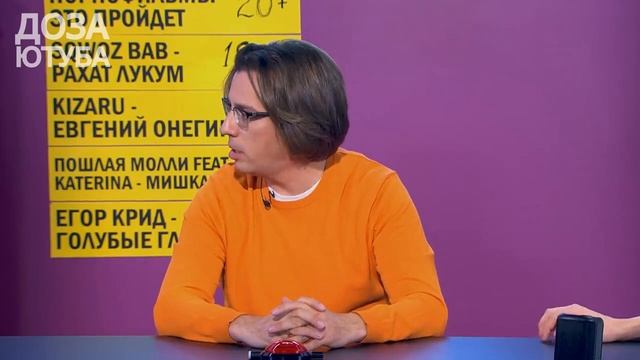 ЖАННА АГУЗАРОВА И ТИМА БЕЛОРУССКИХ СЛУШАЮТ ТРЕК ДОРА - ДОРАДУРА смотреть онлайн