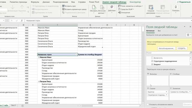 Сводная Магия: Две Таблицы, Один Отчет 🌟💼 смотреть онлайн