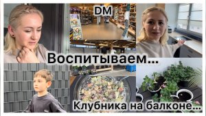 Покупки в DM 🛒 Воспитание детей ✔️Пересадила  рассаду 🌱 готовлю обед 🥘 Отвезла все посылки 📦