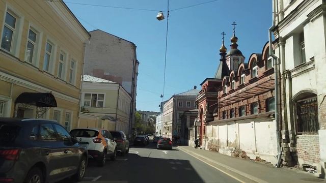 DRIVING DOWNTOWN MOSCOW 4K, KURSKY RAILWAY STATION, ILYINKA, RED SQUARE смотреть онлайн