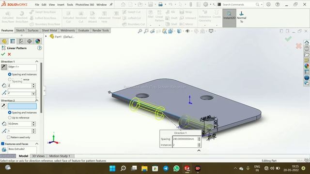 Hinge Assembly Using Hinge Command | Assembly Drawing | Solidworks | Float Command | View Settings