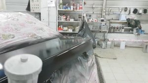 Проект покраски Honda Accord 7грунтование багажника часть 5