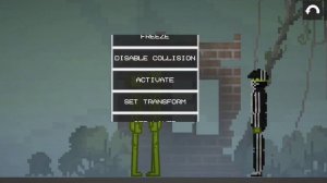 Как сделать прозрачного персонажа в Melon sandbox (мелон плей граун)?